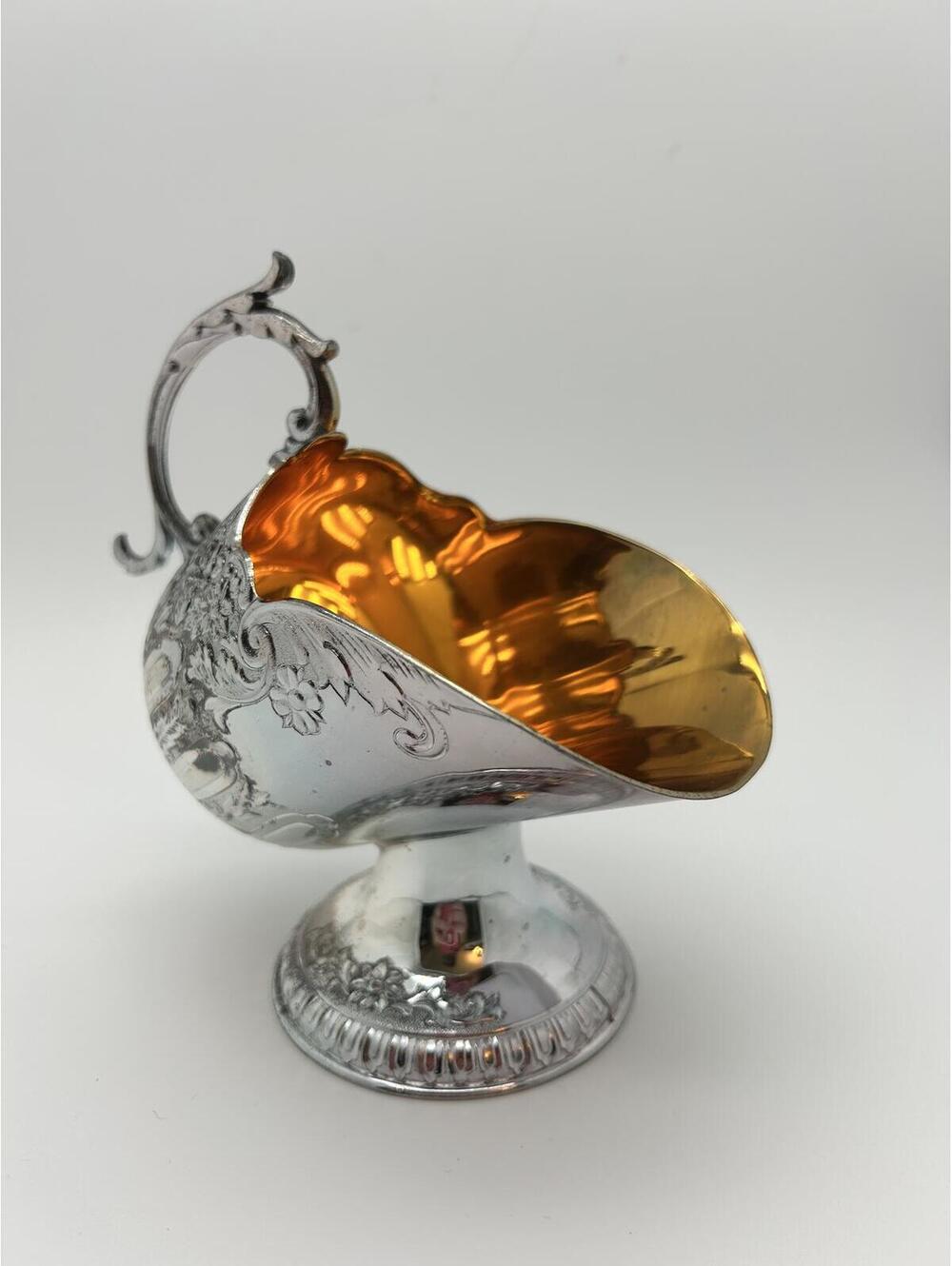 Leonard Vintage Silver-plated Sugar Scuttle